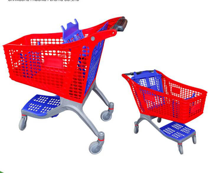 YRD-S130L Plastic Shopping Cart