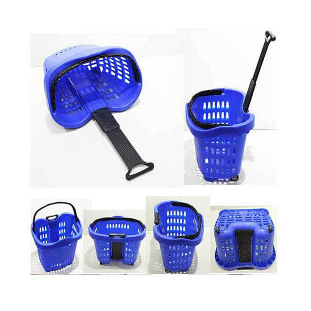 Plastic Shopping Basket with Hand Handle( YRD-10)